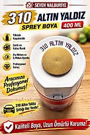 Akçalı 310 altın yıldız sprey boya